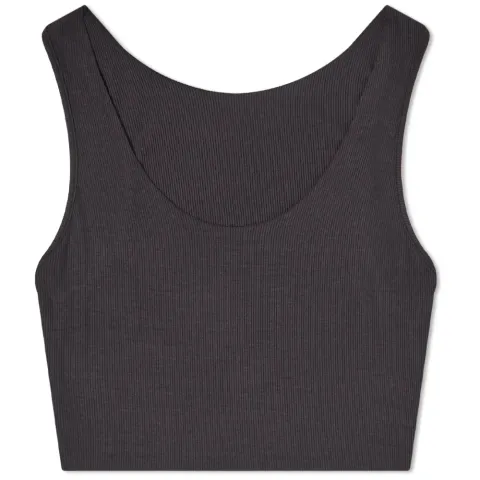 Raw Edge Crop Tank Top