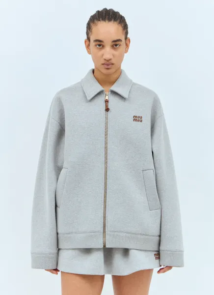 Jersey Zip-Up Jacket