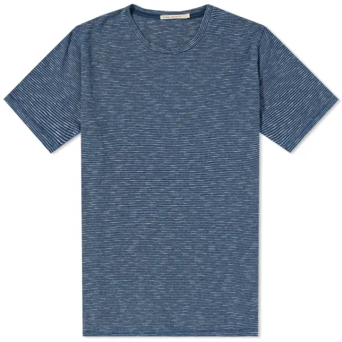 Nudie Anders Slub Mirco Stripe Tee