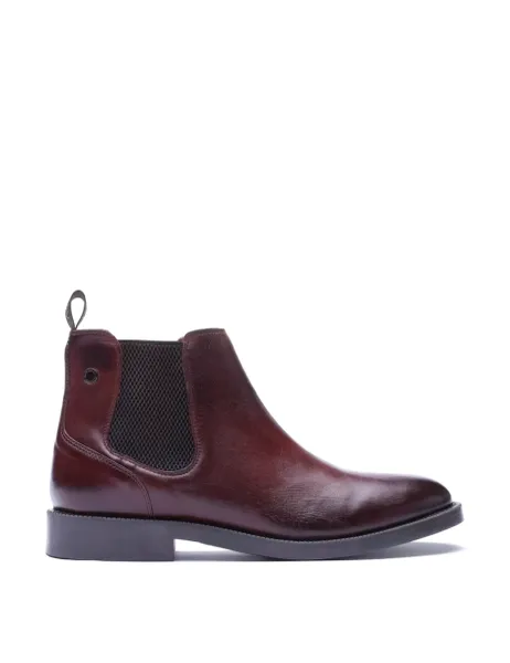 Base London Leather Chelsea Boots Tan