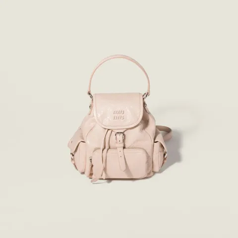 Nappa leather backpack