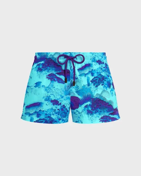 Vilebrequin Women Stretch Swim Shorts Coral Reef
