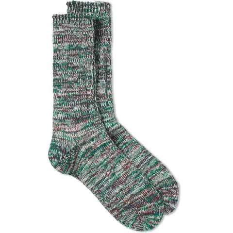 5 Colour Mix Crew Socks
