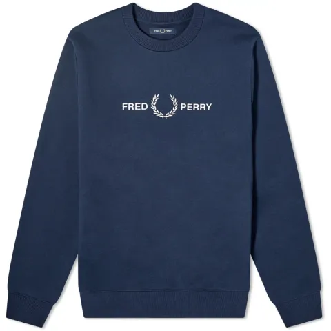Embroidered Logo Crew Sweat