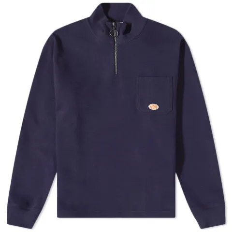 Half Zip Pocket Sweat