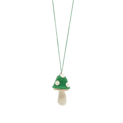 Mushroom Keychain Necklace