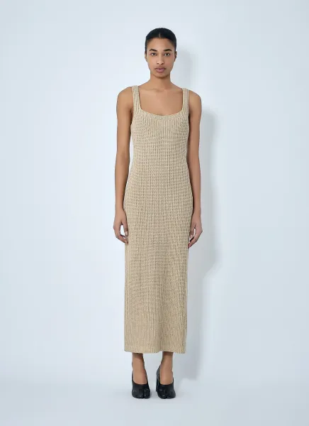 Lex Ribbed-Knit Maxi Dress