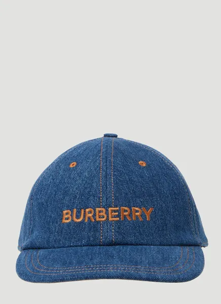 Logo Denim Baseball Cap