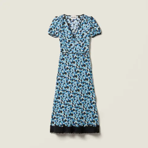 Crêpe de chine dress