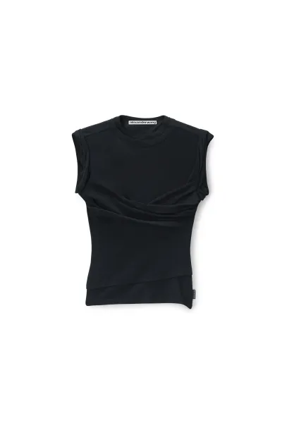 TWISTED BUST LAYERED TANK