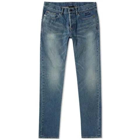 Slim Embroidered Jean