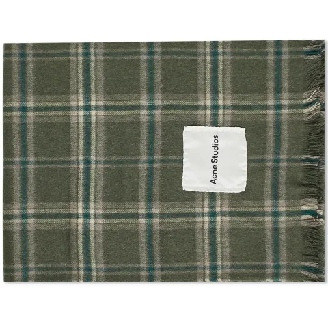 Veken Cashmere Check Scarf