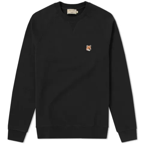Maison Kitsuné Fox Head Patch Crew Sweat