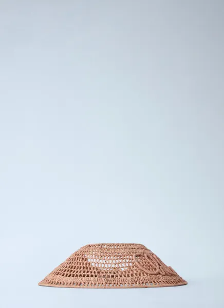 Raffia Visor Hat