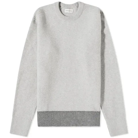 Blenheim Contrast Hem Crew Knit