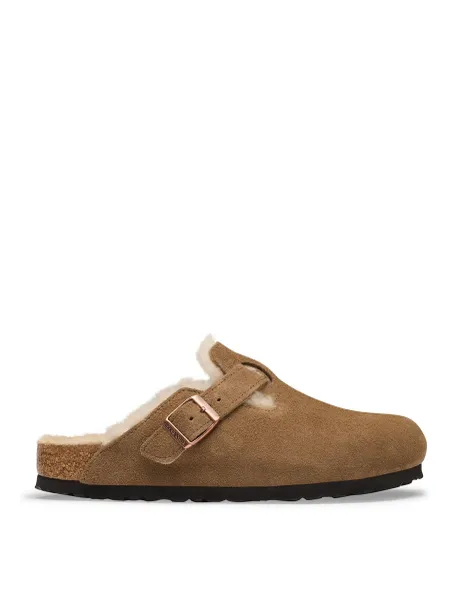 Boston Shearling Lined Clog Mule Slippers