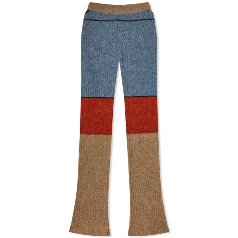 Colour Block Knitted Trouser
