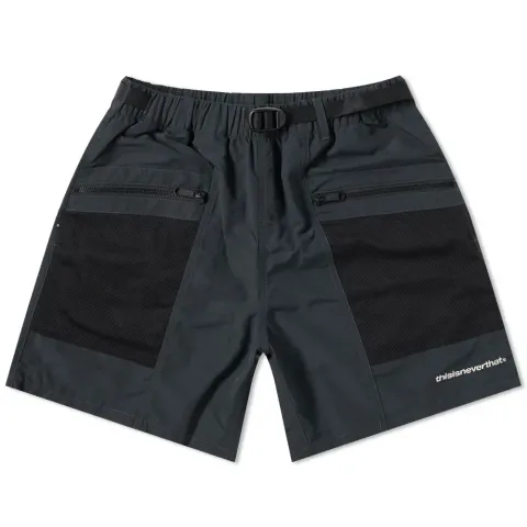 Mesh Zip Pocket Shorts