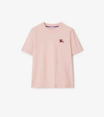 Cotton T-shirt in Bouquet pink