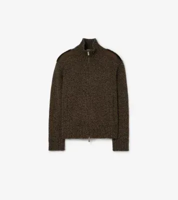 Wool Cashmere Jacket in Juniper green
