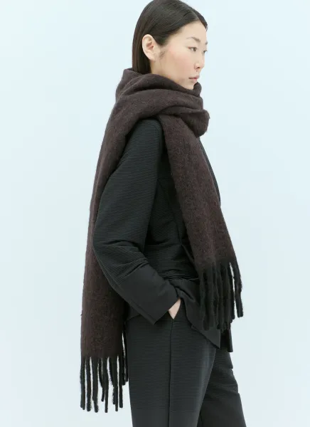 Alpaca Fringe Scarf