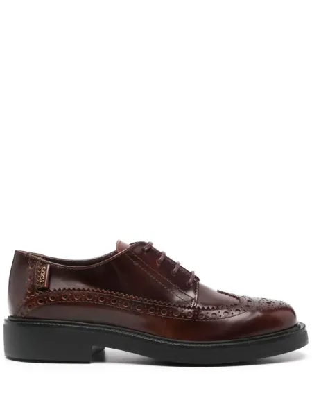 Lace-Ups Leather Oxford Brown