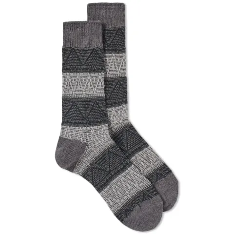 Mountain Range Crew Sock