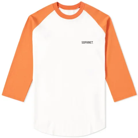 SOPHNET. 3/4 Sleeve Big Baseball Tee