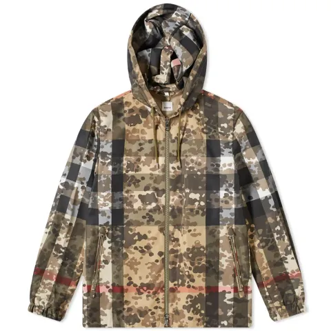 Stretton Camo Check Hooded Jacket