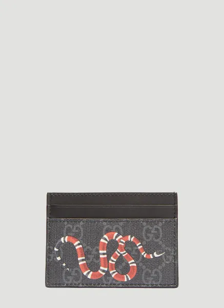 Kingsnake Print GG Supreme Cardholder
