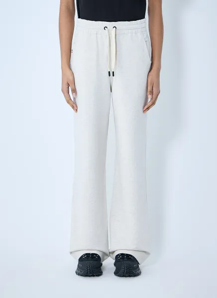 Cotton-And-Linen-Blend Track Pants