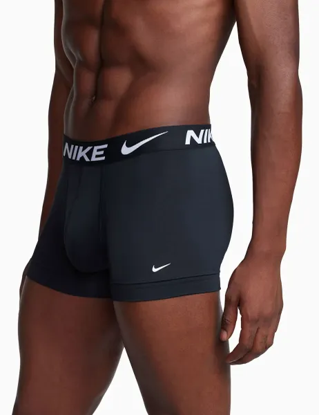 Nike 3 Pack Dri-FIT Essential Trunks Black