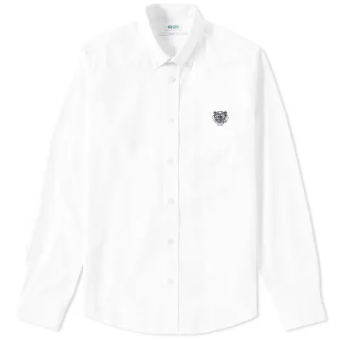 Button Down Tiger Twill Shirt