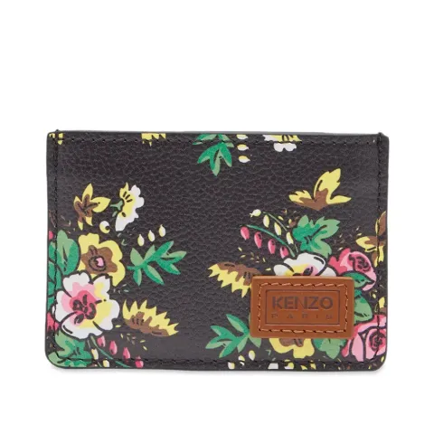 Floral Print Card Holder
