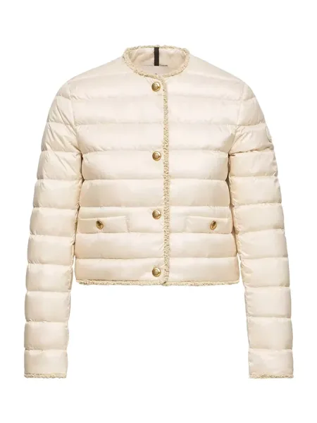 Women Fleurs Down Jacket L.Beige