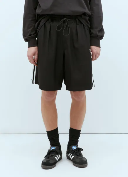 Logo Print Track Shorts