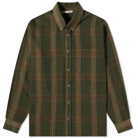Borrowed Button Down Check Shirt
