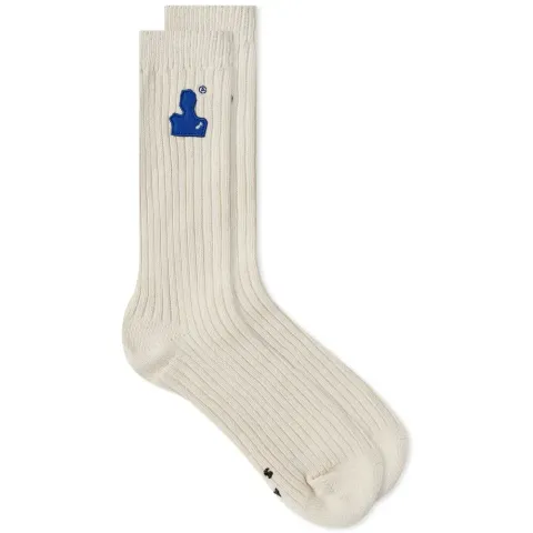 Embroidered Logo Sock