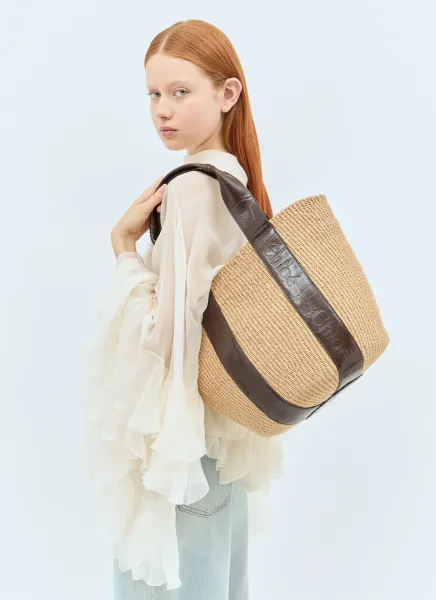 Large Woody Basket Tote