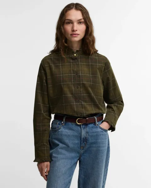 Shae Tartan Relaxed Shirt