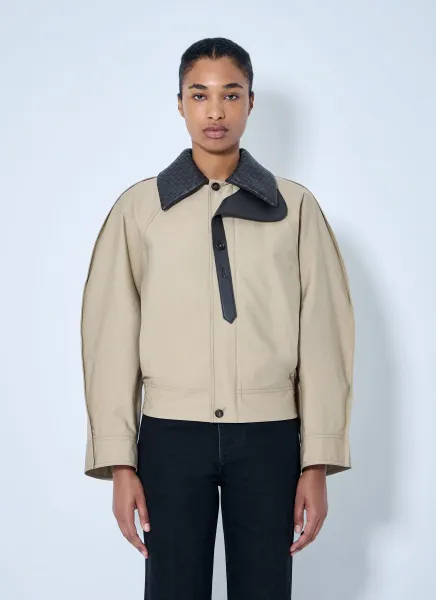 Quilted Collar Jacket