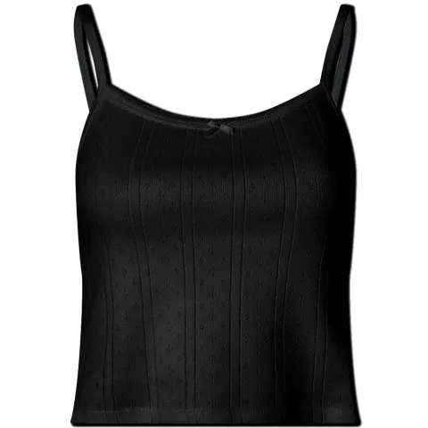 Picot Trim Tank Vest