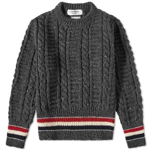 Mohair Mix Donegal Crew Knit