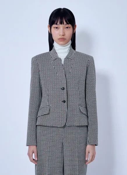 Max Mara Houndstooth Blazer