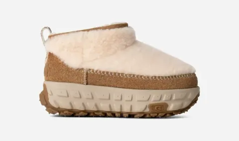 Venture Daze Ultra Mini Cozy Boot, Shearling/Leather/Wool