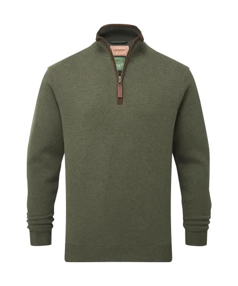Schöffel Country Angus Aerobloc Quarter Zip - Woodland