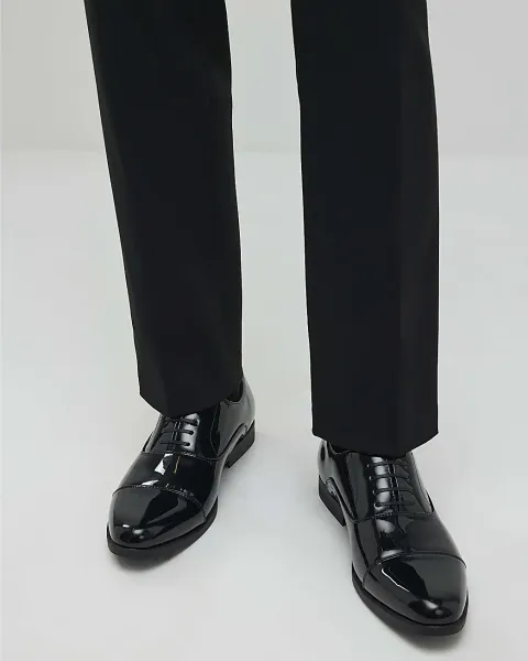 River Island Smart Patent Derby Shoes
