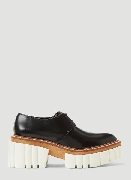 Emilie Faux-Leather Platform Shoes
