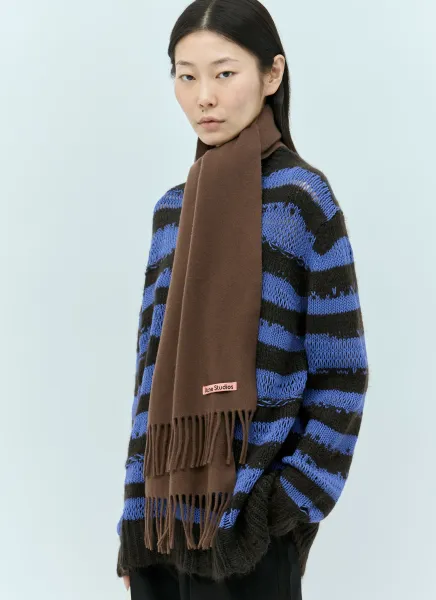 Fringe Wool Scarf