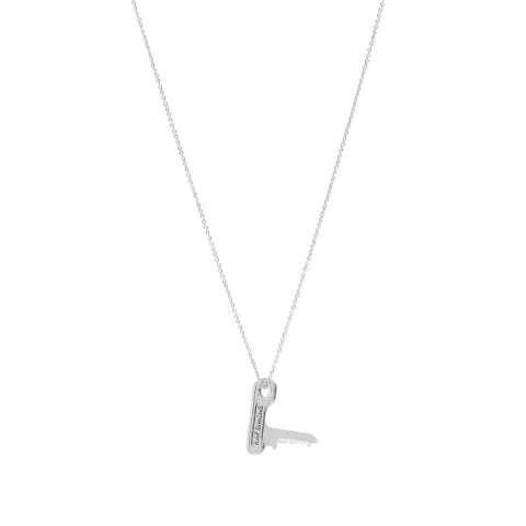 Small Key On Hanger Necklace
